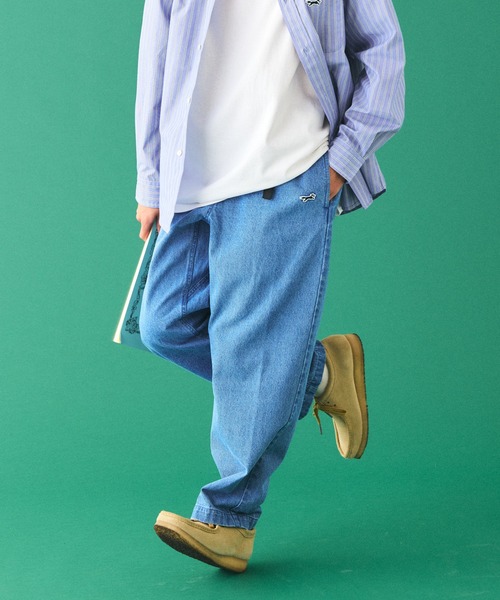 TOWNCRAFT（タウンクラフト）の「TOWN CRAFT/タウンクラフト 別注 リラックスフィット ウェービングベルトパンツ（その他パンツ・メンズ・オフホワイト/オリーブ/ベージュ/チャコールグレー/その他/グレー/ネイビー/ブルー・MEDIUM/LARGE）」の6枚目の写真