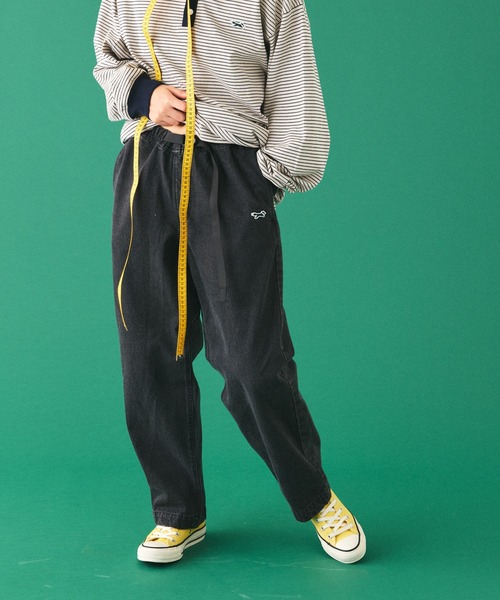 TOWNCRAFT（タウンクラフト）の「TOWN CRAFT/タウンクラフト 別注 リラックスフィット ウェービングベルトパンツ（その他パンツ・メンズ・オフホワイト/オリーブ/ベージュ/チャコールグレー/その他/グレー/ネイビー/ブルー・MEDIUM/LARGE）」の4枚目の写真