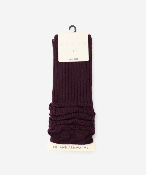 FALKE(ファルケ)の「FALKE | 46694 CROSS KNIT LEGWARMER WOMEN(レッグウォーマー・レディース・ブラック/アイボリー/ワイン・ONE)」の3枚目の写真