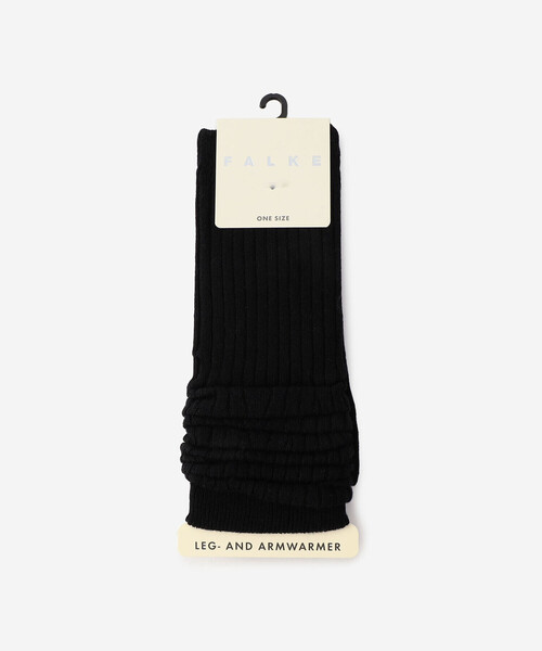 FALKE(ファルケ)の「FALKE | 46694 CROSS KNIT LEGWARMER WOMEN(レッグウォーマー・レディース・ブラック/アイボリー/ワイン・ONE)」の2枚目の写真