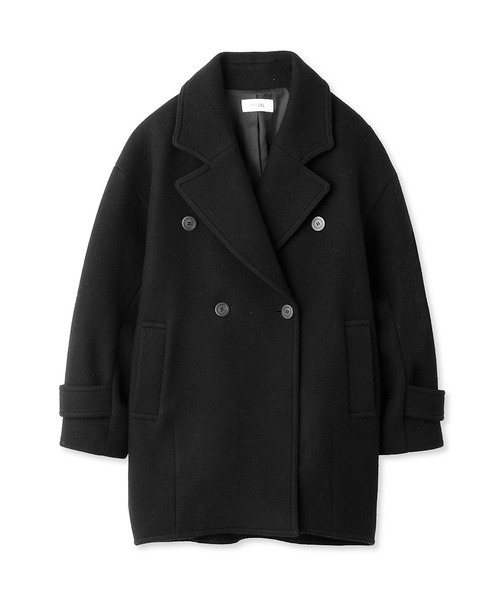 SNIDEL（スナイデル）の「Sustainableコクーンウールコート（その他アウター・レディース・ベージュ/ブラック・0/1）」の15枚目の写真