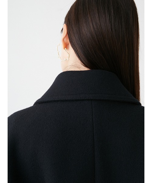 SNIDEL（スナイデル）の「Sustainableコクーンウールコート（その他アウター・レディース・ベージュ/ブラック・0/1）」の13枚目の写真