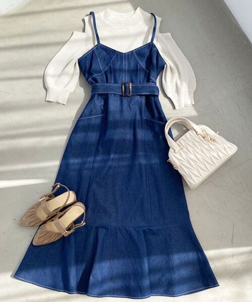 チャームセットキルティングバッグ