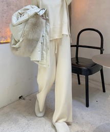 ニットワイドパンツ