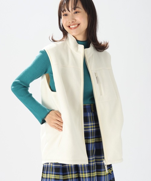 niko and...（ニコアンド）の「リバーシブルフリースベスト（ベスト・レディース・オフホワイト/グリーン/ブルー・FREE）」の5枚目の写真