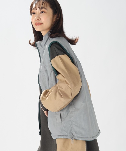 niko and...（ニコアンド）の「リバーシブルフリースベスト（ベスト・レディース・オフホワイト/グリーン/ブルー・FREE）」の14枚目の写真