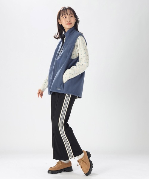 niko and...（ニコアンド）の「リバーシブルフリースベスト（ベスト・レディース・オフホワイト/グリーン/ブルー・FREE）」の15枚目の写真