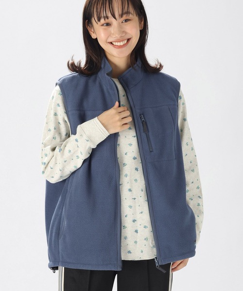 niko and...（ニコアンド）の「リバーシブルフリースベスト（ベスト・レディース・オフホワイト/グリーン/ブルー・FREE）」の17枚目の写真