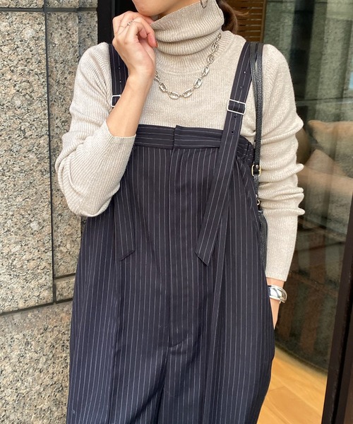 DouDou(ドゥドゥ)の「【WEB限定】 タートルネックラメプルオーバー(ニット/セーター・レディース・オフホワイト/グレイッシュベージュ・FREE)」の17枚目の写真