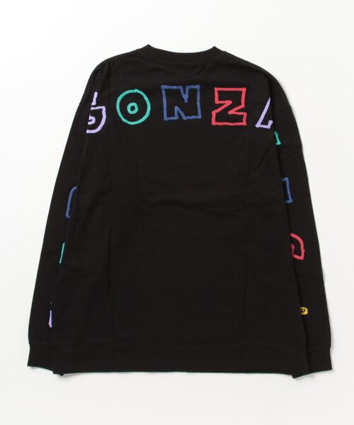 Mark Gonzales(マーク・ゴンザレス)の「MARK GONZALES ART WORK/マークゴンザレス【web限定】マルチカラー発泡グラフィックプリントロンT(Tシャツ/カットソー・メンズ・E/L/H/C/B/D/A/G/F/K/J/I・LARGE/X-LARGE/MEDIUM)」の13枚目の写真