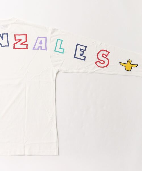 Mark Gonzales(マーク・ゴンザレス)の「MARK GONZALES ART WORK/マークゴンザレス【web限定】マルチカラー発泡グラフィックプリントロンT(Tシャツ/カットソー・メンズ・E/L/H/C/B/D/A/G/F/K/J/I・LARGE/X-LARGE/MEDIUM)」の21枚目の写真