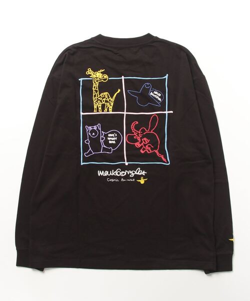 Mark Gonzales(マーク・ゴンザレス)の「MARK GONZALES ART WORK/マークゴンザレス【web限定】マルチカラー発泡グラフィックプリントロンT(Tシャツ/カットソー・メンズ・E/L/H/C/B/D/A/G/F/K/J/I・LARGE/X-LARGE/MEDIUM)」の22枚目の写真