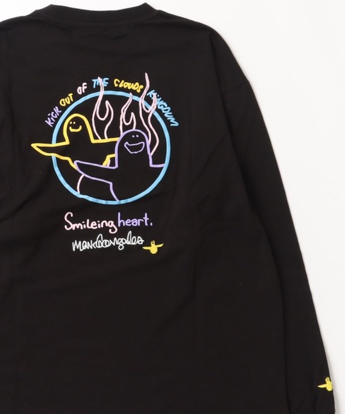 Mark Gonzales(マーク・ゴンザレス)の「MARK GONZALES ART WORK/マークゴンザレス【web限定】マルチカラー発泡グラフィックプリントロンT(Tシャツ/カットソー・メンズ・E/L/H/C/B/D/A/G/F/K/J/I・LARGE/X-LARGE/MEDIUM)」の10枚目の写真