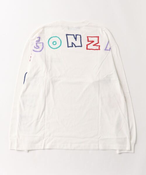 Mark Gonzales(マーク・ゴンザレス)の「MARK GONZALES ART WORK/マークゴンザレス【web限定】マルチカラー発泡グラフィックプリントロンT(Tシャツ/カットソー・メンズ・E/L/H/C/B/D/A/G/F/K/J/I・LARGE/X-LARGE/MEDIUM)」の11枚目の写真