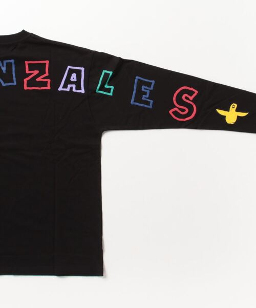 Mark Gonzales(マーク・ゴンザレス)の「MARK GONZALES ART WORK/マークゴンザレス【web限定】マルチカラー発泡グラフィックプリントロンT(Tシャツ/カットソー・メンズ・E/L/H/C/B/D/A/G/F/K/J/I・LARGE/X-LARGE/MEDIUM)」の1枚目の写真