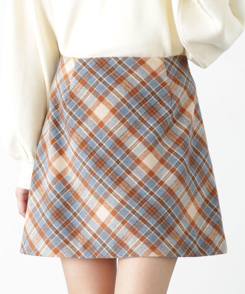 FREE'S MART(フリーズマート)の「◆起毛台形ミニスカート(スカート・レディース・グレー系その他/ブラック/ブルー系その他・SMALL/MEDIUM)」の3枚目の写真