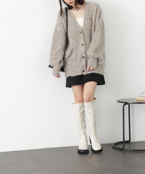 FREE'S MART(フリーズマート)の「◆起毛台形ミニスカート(スカート・レディース・グレー系その他/ブラック/ブルー系その他・SMALL/MEDIUM)」の8枚目の写真