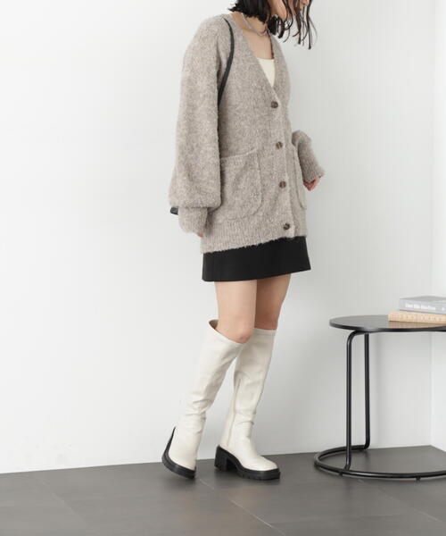 FREE'S MART(フリーズマート)の「◆起毛台形ミニスカート(スカート・レディース・グレー系その他/ブラック/ブルー系その他・SMALL/MEDIUM)」の9枚目の写真