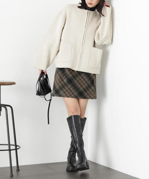 FREE'S MART(フリーズマート)の「◆起毛台形ミニスカート(スカート・レディース・グレー系その他/ブラック/ブルー系その他・SMALL/MEDIUM)」の18枚目の写真