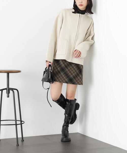 FREE'S MART(フリーズマート)の「◆起毛台形ミニスカート(スカート・レディース・グレー系その他/ブラック/ブルー系その他・SMALL/MEDIUM)」の19枚目の写真