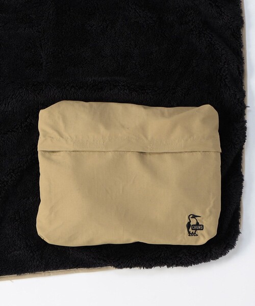 CHUMS(チャムス)の「CHUMS/チャムス Elmo Fleece Packable Blanket / エルモフリースパッカブルブランケット(ブランケット・メンズ・ホワイト/ブラック/ベージュ・ONE SIZE)」の6枚目の写真
