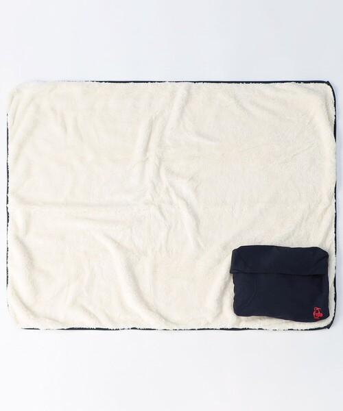 CHUMS(チャムス)の「CHUMS/チャムス Elmo Fleece Packable Blanket / エルモフリースパッカブルブランケット(ブランケット・メンズ・ホワイト/ブラック/ベージュ・ONE SIZE)」の10枚目の写真