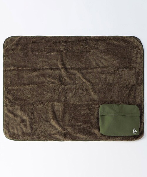 CHUMS(チャムス)の「CHUMS/チャムス Elmo Fleece Packable Blanket / エルモフリースパッカブルブランケット(ブランケット・メンズ・ホワイト/ブラック/ベージュ・ONE SIZE)」の7枚目の写真