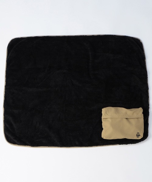 CHUMS(チャムス)の「CHUMS/チャムス Elmo Fleece Packable Blanket / エルモフリースパッカブルブランケット(ブランケット・メンズ・ホワイト/ブラック/ベージュ・ONE SIZE)」の2枚目の写真