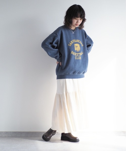 cepo(セポ)の「シワ加工バックリボンギャザーワンピース(ワンピース・レディース・ブラック/オフホワイト・M)」の6枚目の写真