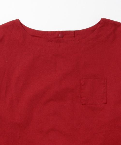 BEAMS BOY（ビームスボーイ）の「Napron×BEAMS BOY / コットン エプロンシャツ SPECIAL（シャツ/ブラウス・レディース・ホワイト/レッド/オリーブ・ONE SIZE）」の15枚目の写真