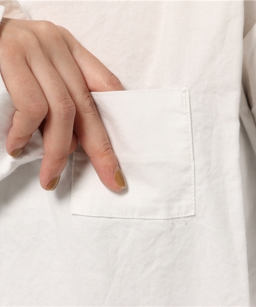 BEAMS BOY（ビームスボーイ）の「Napron×BEAMS BOY / コットン エプロンシャツ SPECIAL（シャツ/ブラウス・レディース・ホワイト/レッド/オリーブ・ONE SIZE）」の5枚目の写真