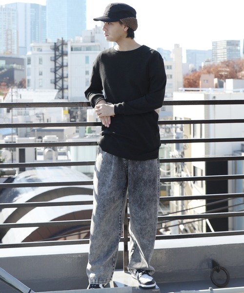 ８(eight)（エイト）の「イヤーボア軽量キャップ（キャップ・メンズ・オリーブ/ベージュ/ネイビー/ブラック・FREE）」の9枚目の写真