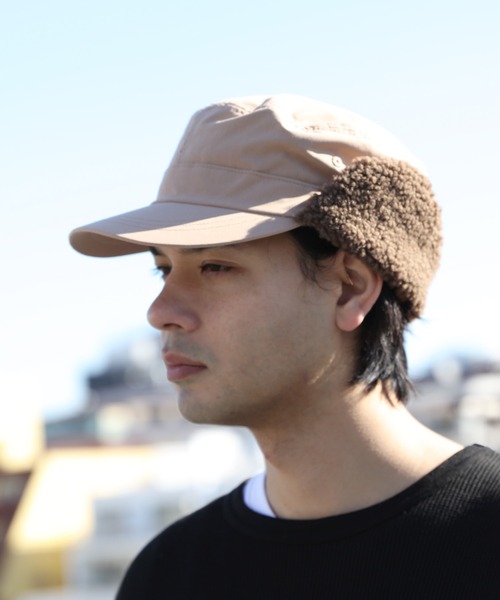 ８(eight)（エイト）の「イヤーボア軽量キャップ（キャップ・メンズ・オリーブ/ベージュ/ネイビー/ブラック・FREE）」の12枚目の写真