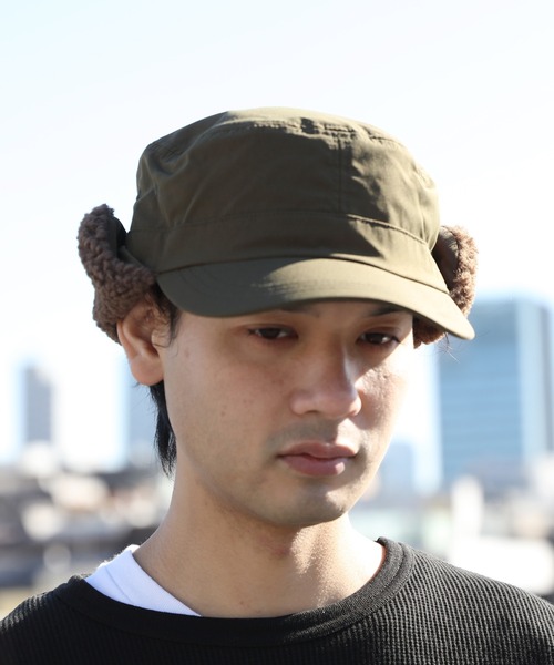 ８(eight)（エイト）の「イヤーボア軽量キャップ（キャップ・メンズ・オリーブ/ベージュ/ネイビー/ブラック・FREE）」の20枚目の写真