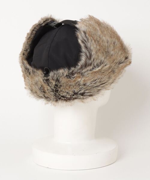 Manhattan Portage（マンハッタンポーテージ）の「Manhattan Portage/マンハッタンポーテージ キャップ トラッパー TRAPPER CAP MP216（キャップ・メンズ・ブラック/ベージュ・FREE）」の3枚目の写真