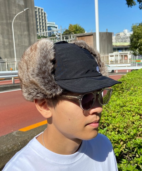 Manhattan Portage（マンハッタンポーテージ）の「Manhattan Portage/マンハッタンポーテージ キャップ トラッパー TRAPPER CAP MP216（キャップ・メンズ・ブラック/ベージュ・FREE）」の5枚目の写真