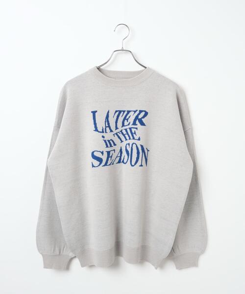 WEGO(ウィゴー)の「WEGO/ウェーブロゴジャガードニットプルオーバー(ニット/セーター・レディース・ブラック/グレー/グリーン・FREE)」の20枚目の写真