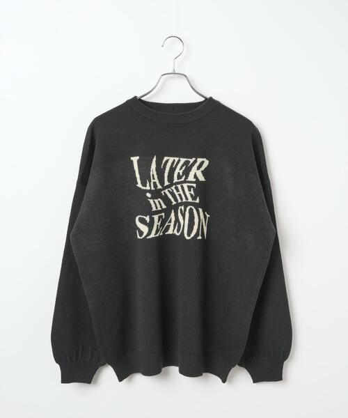 WEGO(ウィゴー)の「WEGO/ウェーブロゴジャガードニットプルオーバー(ニット/セーター・レディース・ブラック/グレー/グリーン・FREE)」の21枚目の写真