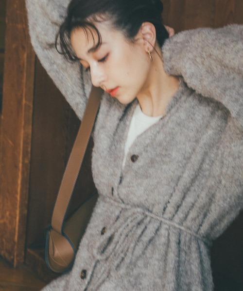 KOBE LETTUCE（コウベレタス）の「筒形ショルダーバッグ（ショルダーバッグ・レディース・ブラック/ブラウン・FREE）」の14枚目の写真