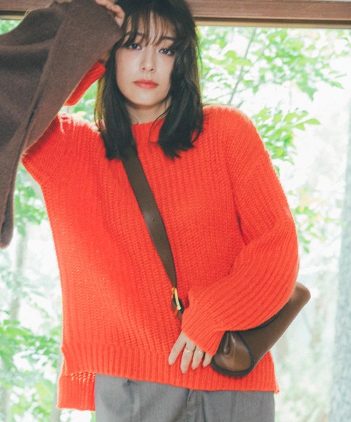 KOBE LETTUCE（コウベレタス）の「筒形ショルダーバッグ（ショルダーバッグ・レディース・ブラック/ブラウン・FREE）」の15枚目の写真