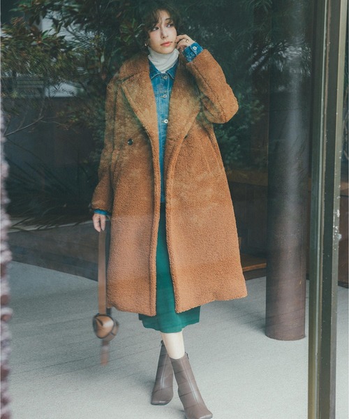 KOBE LETTUCE（コウベレタス）の「筒形ショルダーバッグ（ショルダーバッグ・レディース・ブラック/ブラウン・FREE）」の16枚目の写真