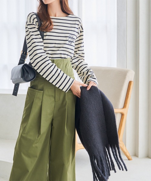 KOBE LETTUCE（コウベレタス）の「筒形ショルダーバッグ（ショルダーバッグ・レディース・ブラック/ブラウン・FREE）」の7枚目の写真