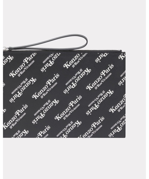 KENZO（ケンゾー）の「ラージ レザー 'KENZOGRAM' ポーチ（クラッチバッグ・メンズ・ブラック系その他・ONE SIZE）」の2枚目の写真