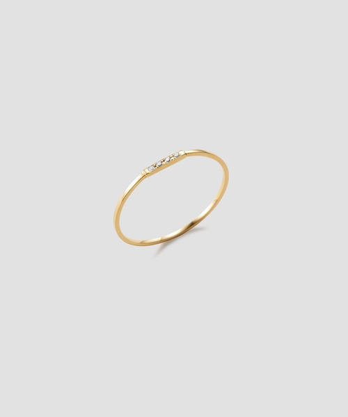 PAS TIERRA（パティエラ）の「【Briller】4連ダイヤモンドリング