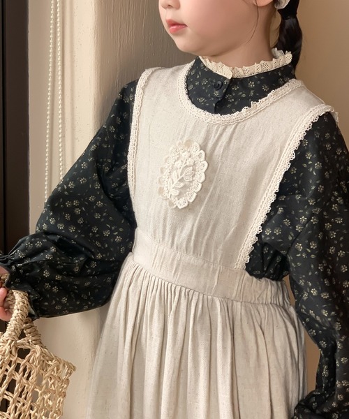 aimoha（アイモハ）の「【aimoha-KIDS-】子供服　かわいい小花柄ブラウス（シャツ/ブラウス・キッズ・ブラック・140/110/100/150/120/130/90）」の14枚目の写真