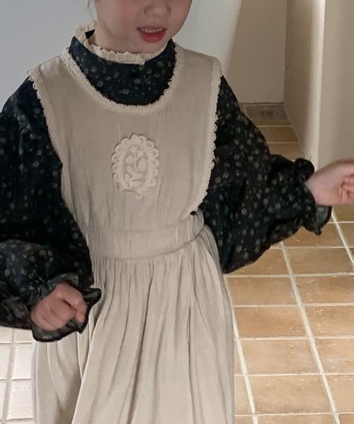 aimoha（アイモハ）の「【aimoha-KIDS-】子供服　かわいい小花柄ブラウス（シャツ/ブラウス・キッズ・ブラック・140/110/100/150/120/130/90）」の16枚目の写真