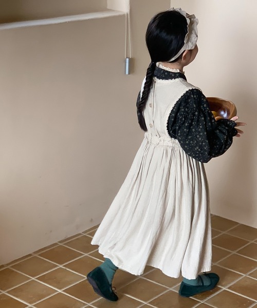 aimoha（アイモハ）の「【aimoha-KIDS-】子供服　かわいい小花柄ブラウス（シャツ/ブラウス・キッズ・ブラック・140/110/100/150/120/130/90）」の19枚目の写真