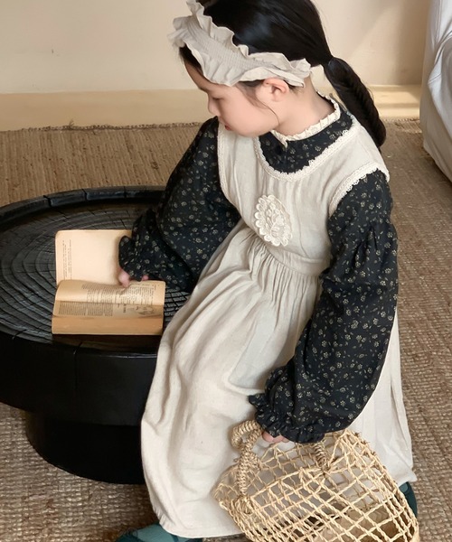 aimoha（アイモハ）の「【aimoha-KIDS-】子供服　かわいい小花柄ブラウス（シャツ/ブラウス・キッズ・ブラック・140/110/100/150/120/130/90）」の20枚目の写真