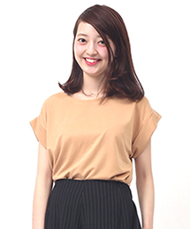 mystic | 【mystic】レーヨンシンプルTシャツ(Tシャツ/カットソー)