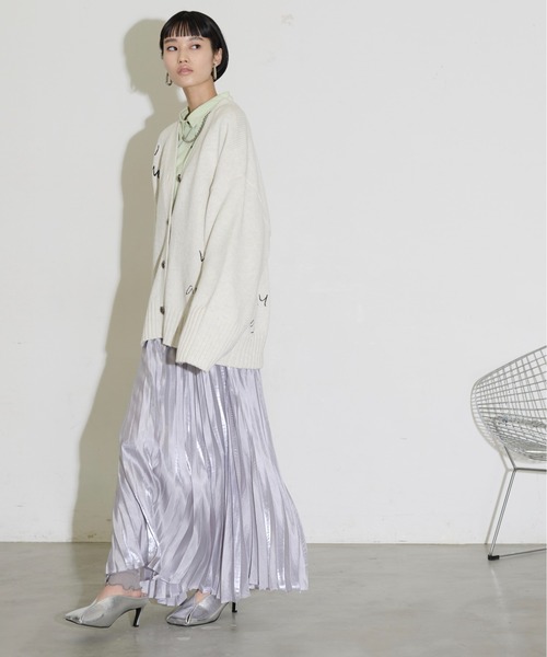 THE YOn（ザヨン）の「オーロラシャイニープリーツスカート（スカート・レディース・ホワイト/シルバー/イエロー・FREE）」の15枚目の写真